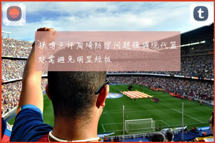杨鸣点评周琦防守问题强调现代篮球需避免明显短板